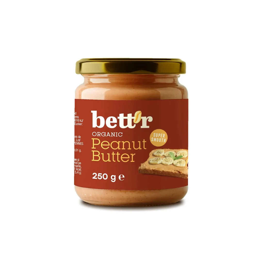 Bett’r, Beurre de Cacahuètes, Smooth, 250g