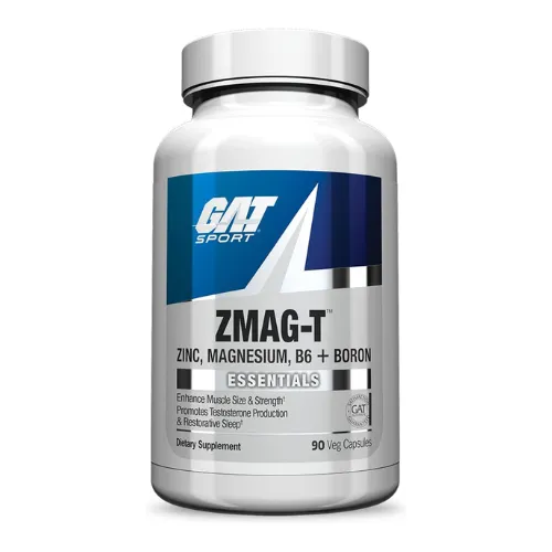 GAT, ZMA-T, Zinc, Magnesium, B6 + Boron, 90 capsules.