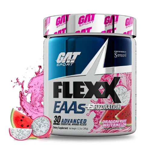 GAT, Flexx Eaas + Hydratation, Performance et Récupération, Dragon Fruit Watermelon, 345g