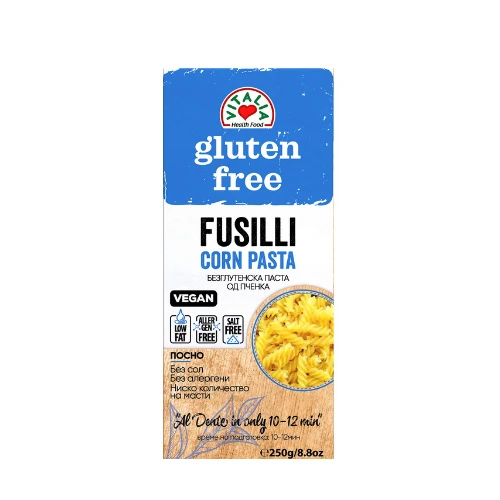 Vitalia, Gluten Free, Pate Fusilli, 250g