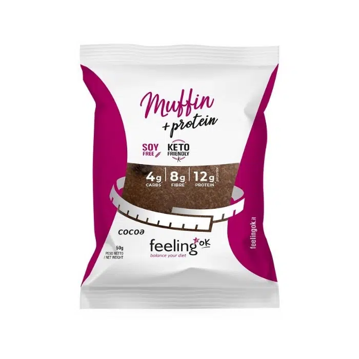Feeling Ok, Muffin Proteiné, Cacao, 50g