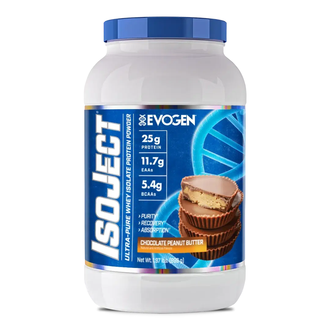Evogen Nutrition, IsoJect, Isolat de Protéine Pure, Chocolate Peanut Butter, 896 gr