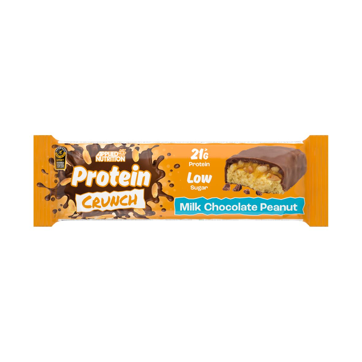 Applied Nutrition, Protein Crunch, Milk Chocolate Peanut, 60g