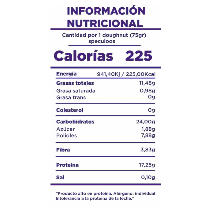 Alasature, Donut Protéiné, Speculoos, 75gr – Image 3