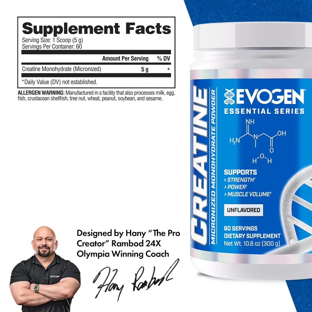 Evogen Nutrition, Essantial Creatine Monohydrates, 300 gr – Image 3