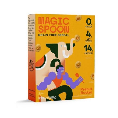 Magic Spoon, Céréales Keto, Peanut Butter, 198g.