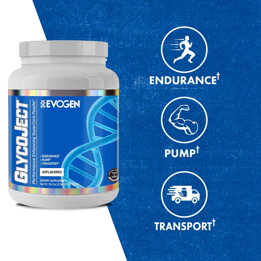 Evogen Nutrition, Glycoject, Complexe de Glucides, Sans Saveur, 1kg – Image 2