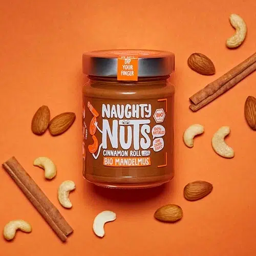 Naughty Nuts، معجون للدهن، لفائف القرفة، خالٍ من السكر، 250g – Image 5
