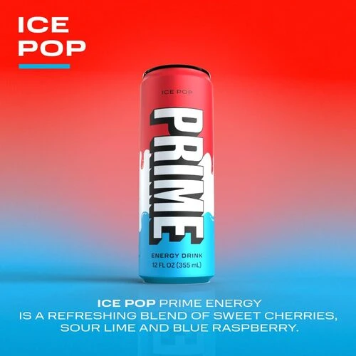Prime, Energy Drink, Ice Pop, 330ml – Image 6