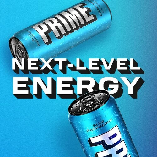 Prime, Energy Drink, Blue Raspberry, 330ml - Image 6