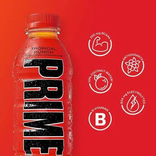 Prime, Hydratation, Tropical Punch, 500ml – Image 2