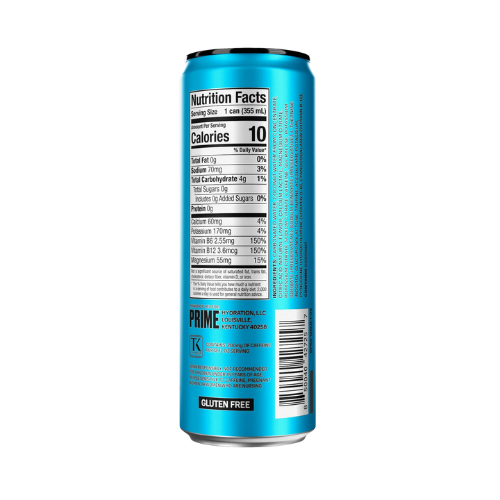 Prime, Energy Drink, Blue Raspberry, 330ml - Image 3