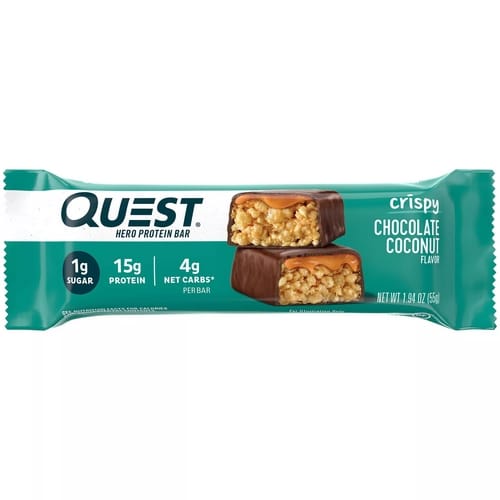 Quest Nutrition, Barre Proteinée, Hero Chocolate Coconut , 60g.