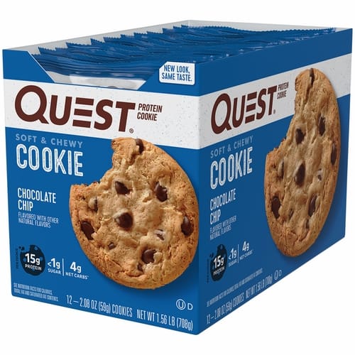 Quest Nutrition, Cookie Protéiné, Chocolate Chip, 59g. – Image 2