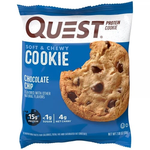Quest Nutrition, Cookie Protéiné, Chocolate Chip, 59g.