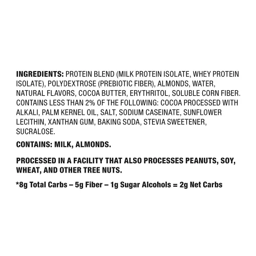 Quest-nutrition-mini-protein-bar-ingredient