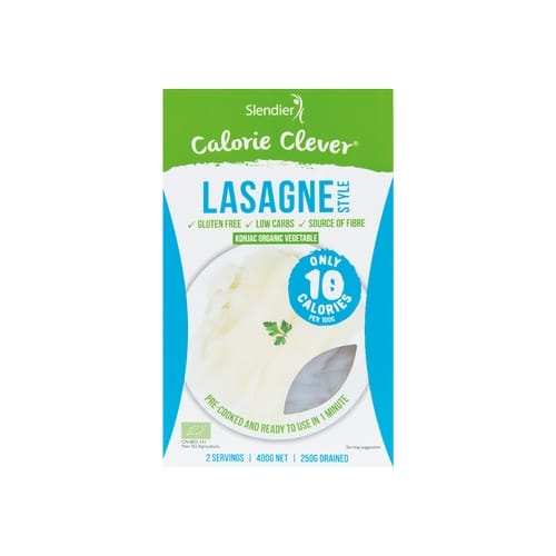 Slendier,Style Lasagne à base de Konjac Bio, 400g,