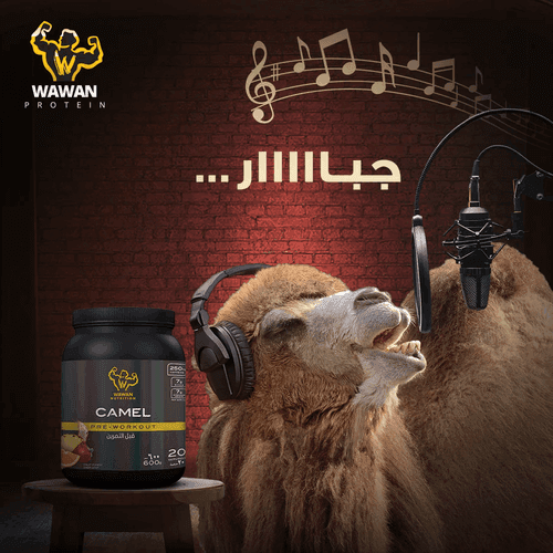 Wawan Nutrition, Camel, Pre-Workout, Tang Mango, 600g – Image 2