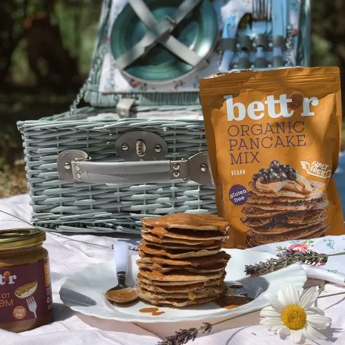 BETT'R, Pancake Mix Bio, Gluten Free, Sans Sucre, 400gr – Image 4