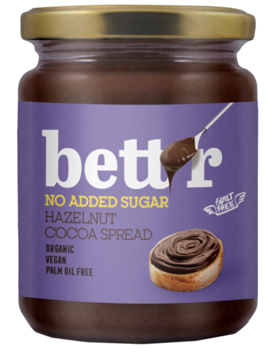 BETT'R, Pate A Tartine Choco-noisettes, Sans Sucre, 250g. - Image 3