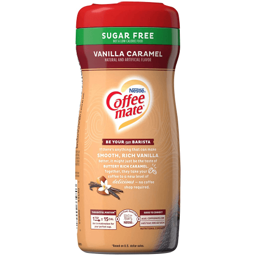 Coffee Mate, Crème à café 0 sucre, Vanille Caramel , 300g. - Image 2