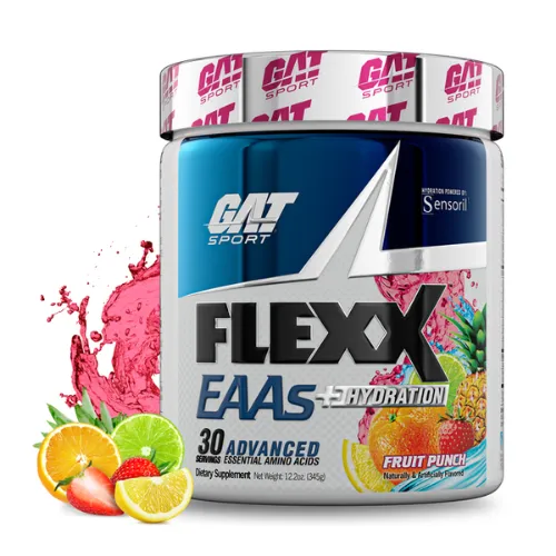 GAT, Flexx Eaas + Hydratation, Performance et Récupération, Fruit Punch, 345g