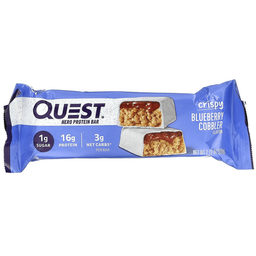 Quest Nutrition, Barre Proteinée, Hero Blueberry Cobbler 60g.