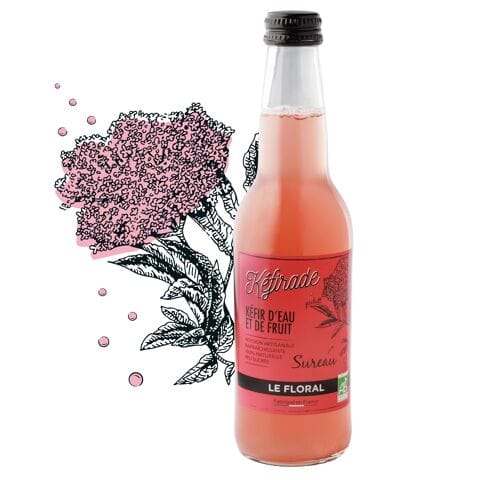 Kefirade, Kéfir d’Eau et de Fruit Sureau 33cl - Image 3