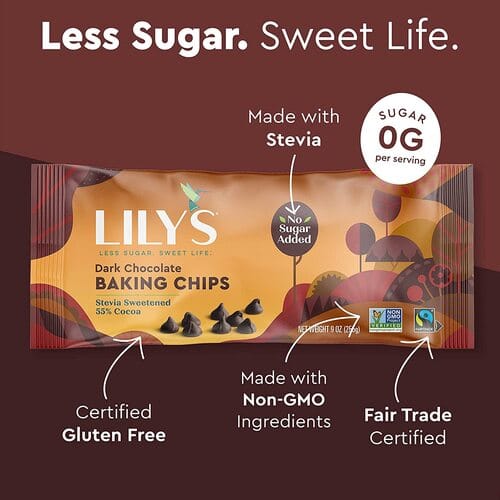 Pépites de chocolat stevia