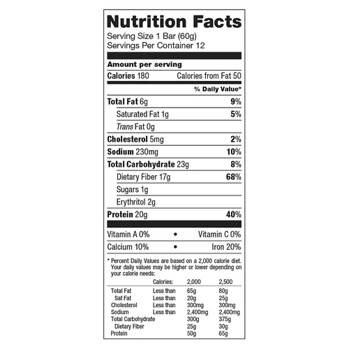 Quest Nutrition, Barre Protéinée, Chocolate Brownie, 60g. - Image 3