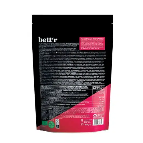 Bett'r, Protéine Vegan, Fraise-Coco, 450g – Image 2