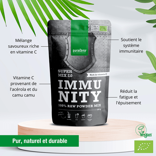 Purasana, Super Mix 2.0, Immunity, 100% naturel , Keto, 100G