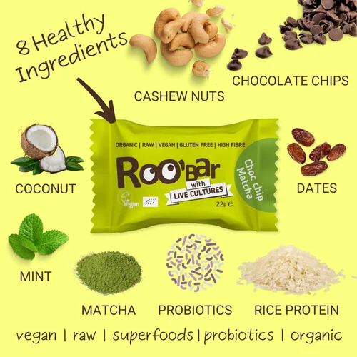 ROO'Biotic, Energy Balls aux probiotiques, Choco Matcha, 22g - Image 2
