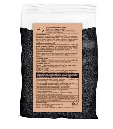 Smart Organic, Black Sesame Seeds, Organic, 200 g – Image 2