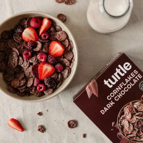 Turtle, Cornflakes Dark Chocolat, Bio, 250 g – Image 2