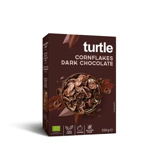 Turtle, Cornflakes Dark Chocolat, Bio, 250 g – Image 3