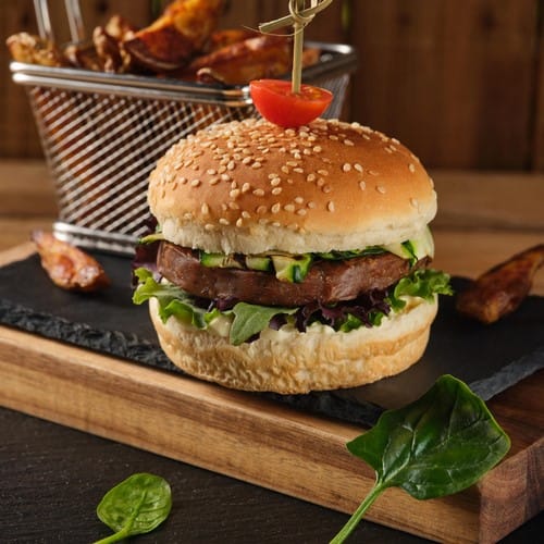 Prozis, 2x Burger Steak Super Protéiné, Plant Based, 160g - Image 2