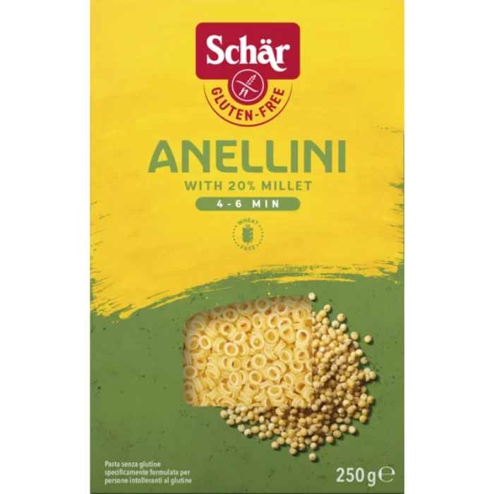 Anellini - Schär 250g (Sans gluten - pâtes pour soupes)