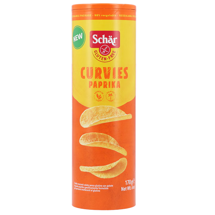Curvies Chips Paprika Schär 170g (Sans Gluten)