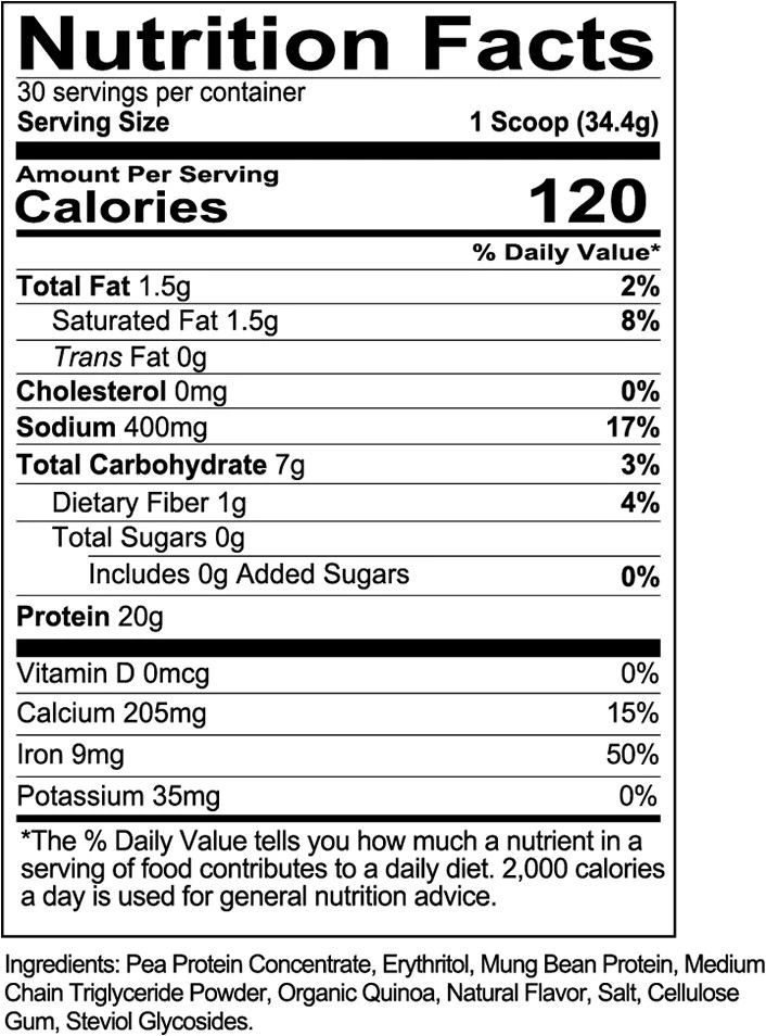 Redcon1 Green Beret Vegan Protein – Strawberry (1140g) – Image 2