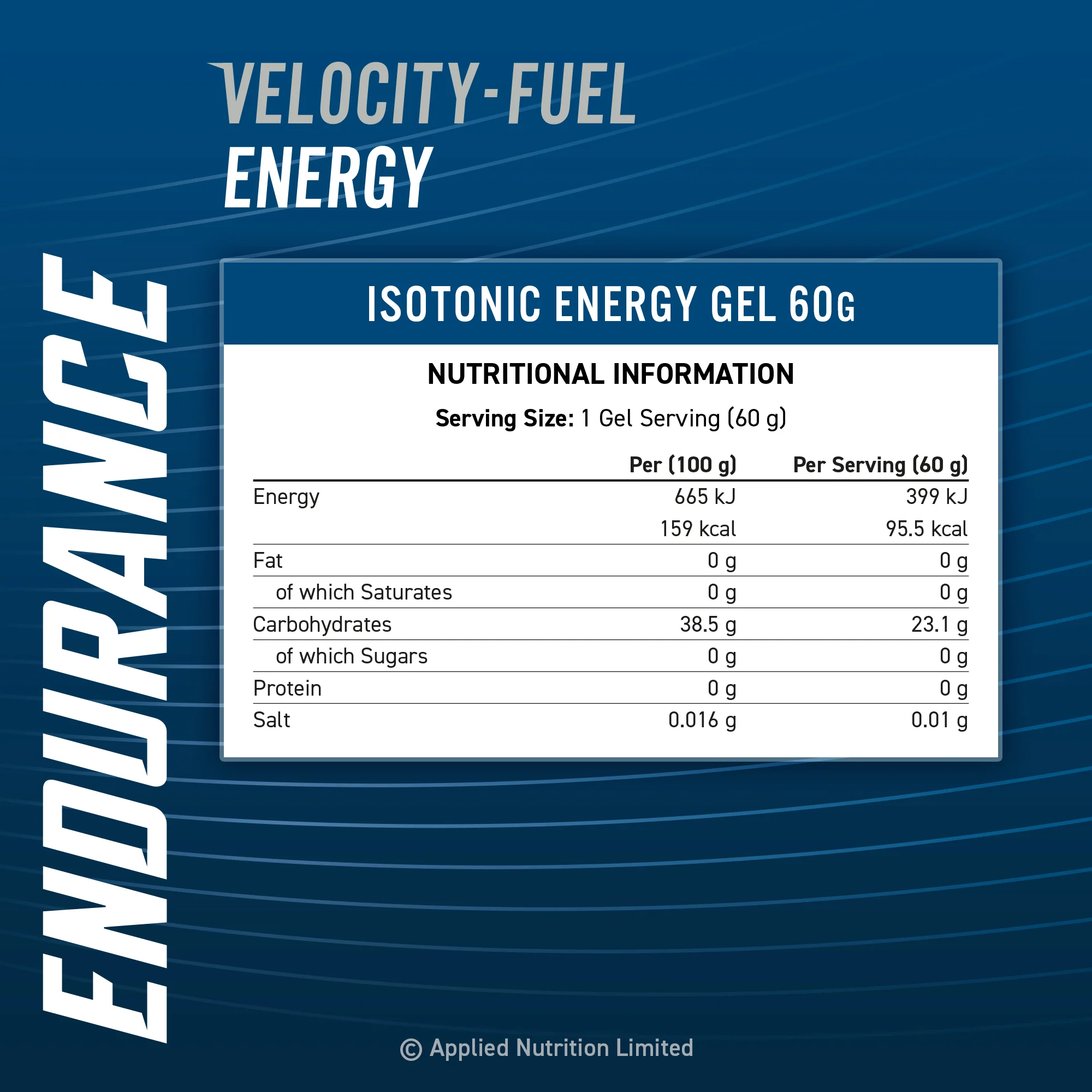 Applied Nutrition Endurance Gel – Fruit Burst | Énergie rapide & hydratation isotonique – Image 2