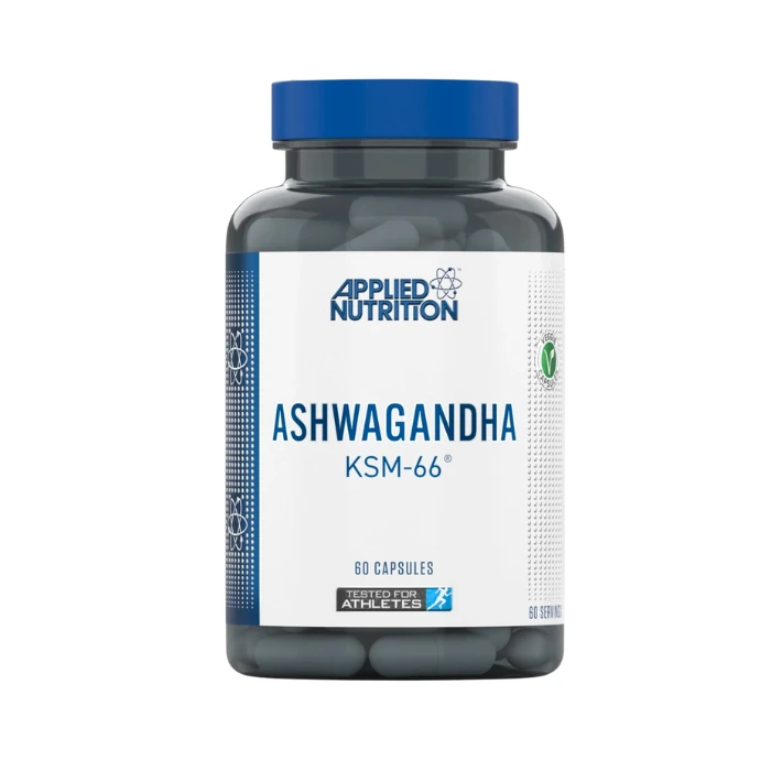 Applied Nutrition, Ashwagandha KSM- 66, 60 Gélules