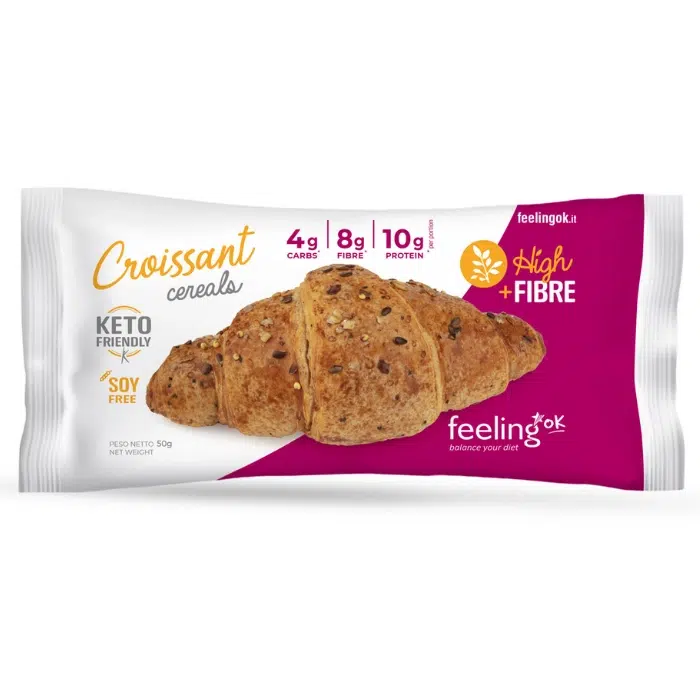 Feeling Ok, Protein Croissant with Cereals, 50g
