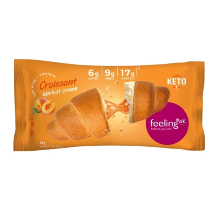 Feeling Ok، كرواسون محشو بكريمة المشمش، 65g.