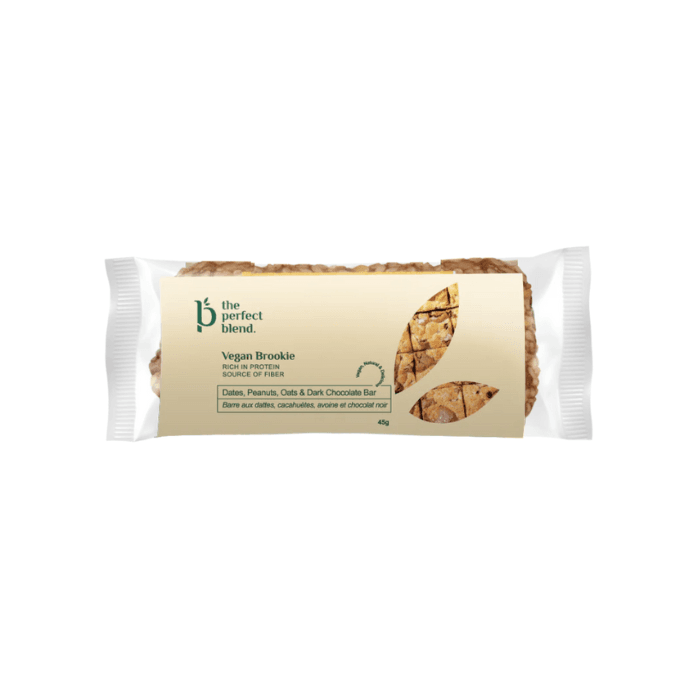 The Perfect Blend, Barre Brookie Vegan, Fleur d'Oranger, 45g.