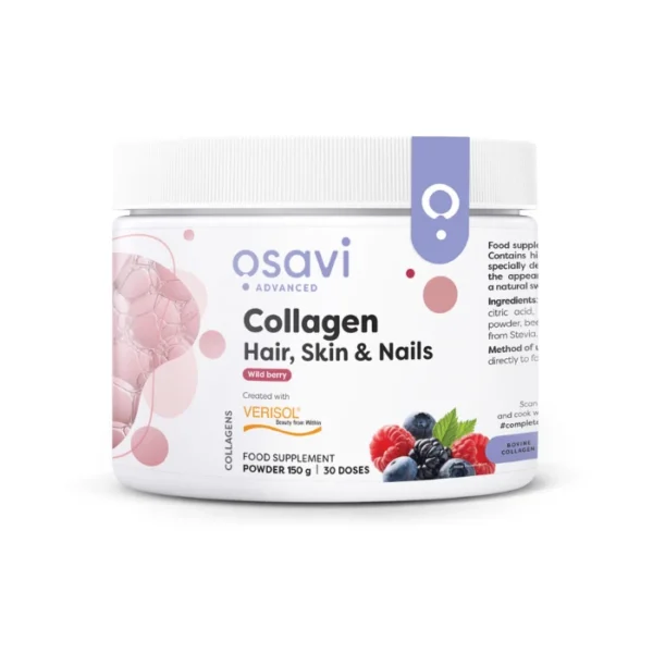 Collagen Hair, Skin & Nails Osavi - Wild Berry 150 g