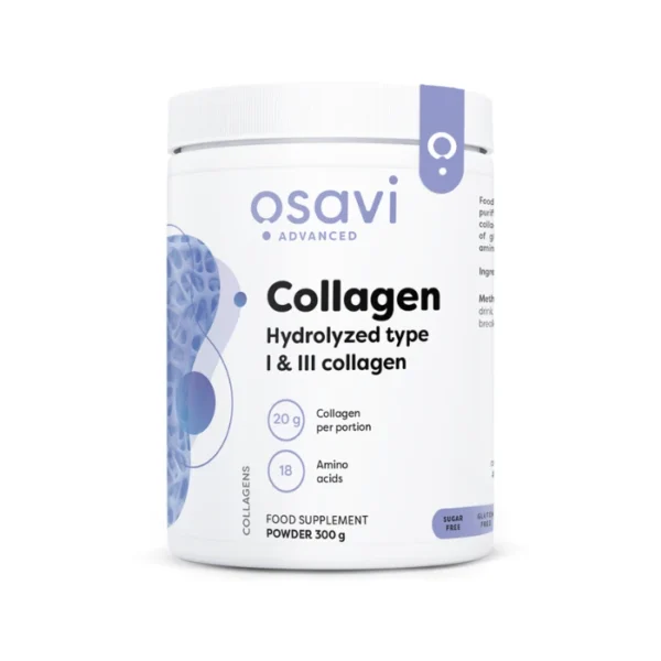 Collagène Type I & III- Osavi - Peau Cheveux et Articulations 300 g