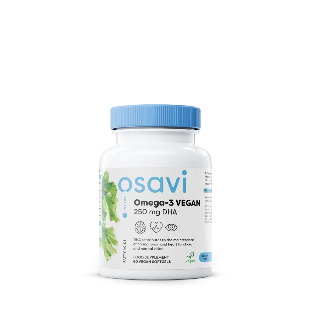 Omega-3 Vegan 250 mg DHA – Osavi – 60 softgels