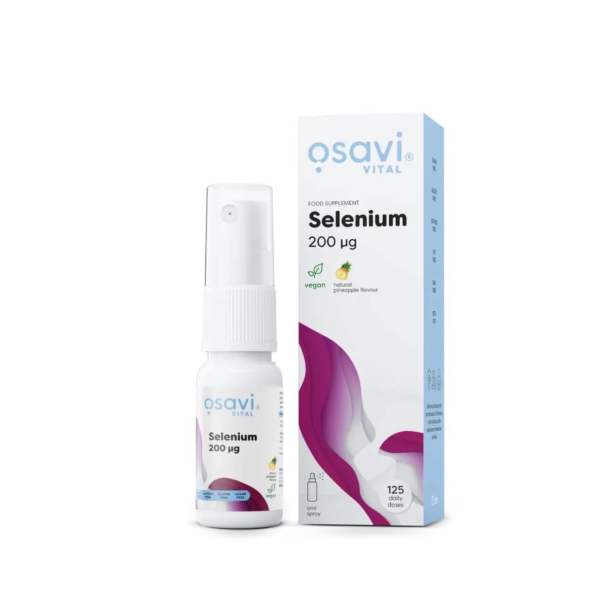 Selenium Oral Spray – Osavi – Pineapple – 25ml Spray – 25 ml