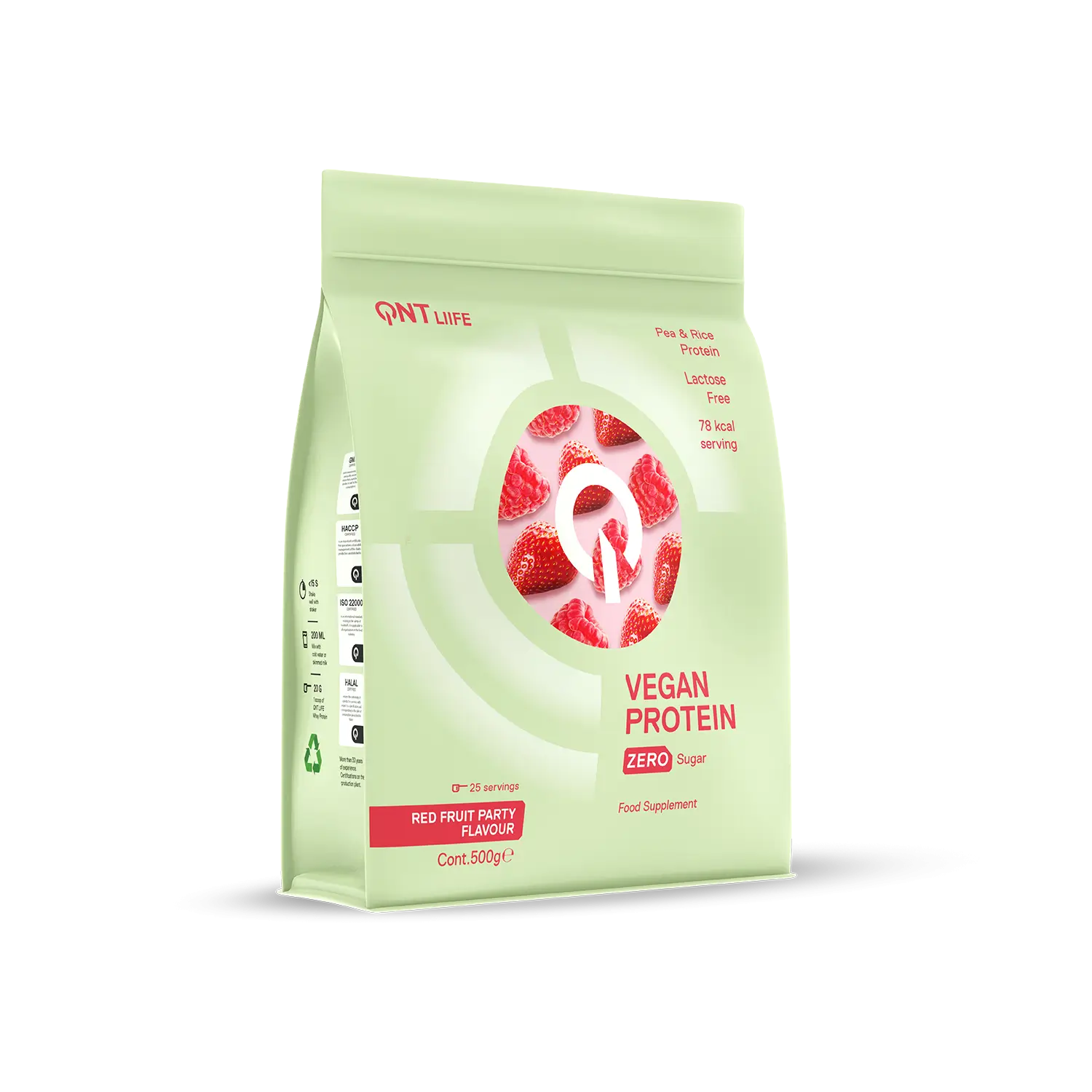 QNT Vegan Protein - Fruits Rouges (500g) - Image 2